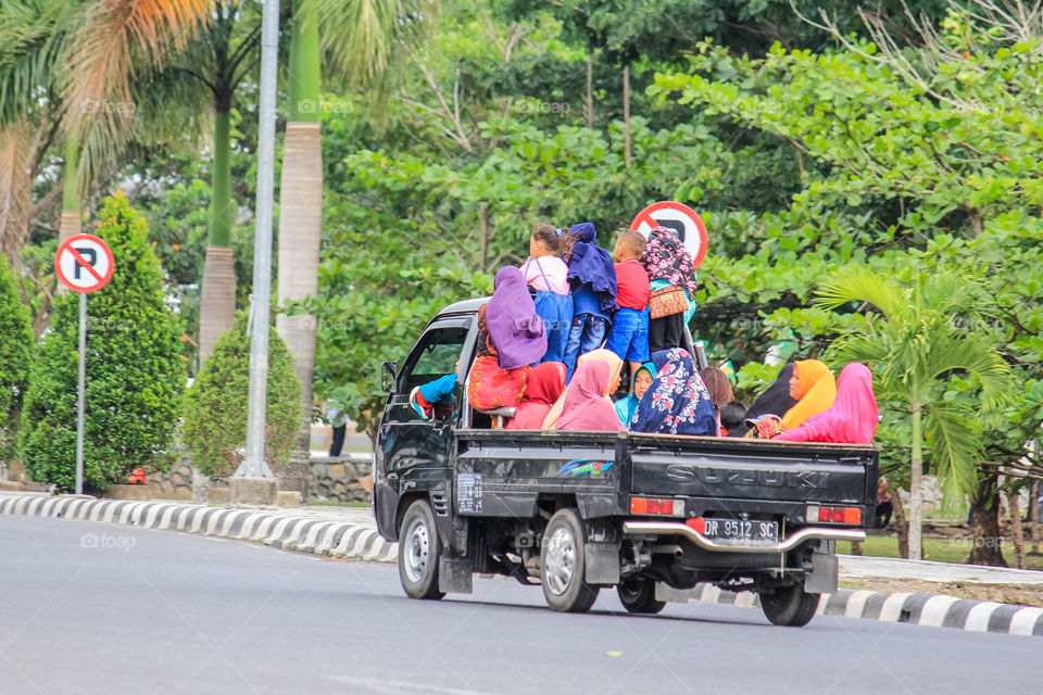 Car full of pasenggers