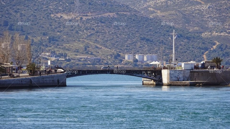 Chalkida old bridge
