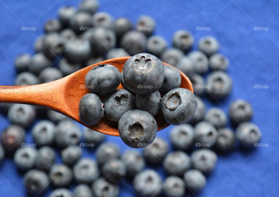 blueberries tasty healthy summer food close up, summer time