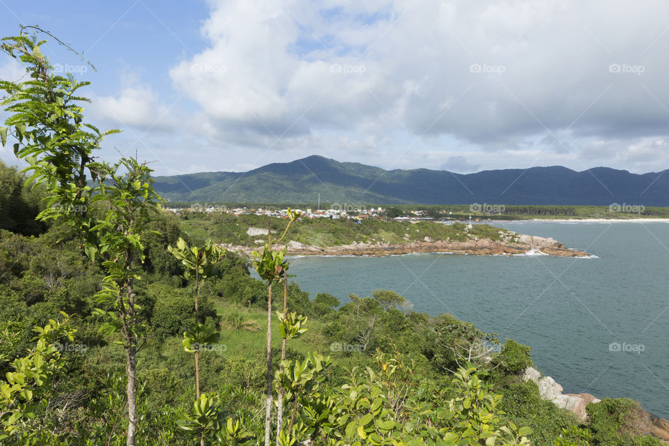 Barra da lagoa Beach in Florianopolis Santa Catarina Brazil.