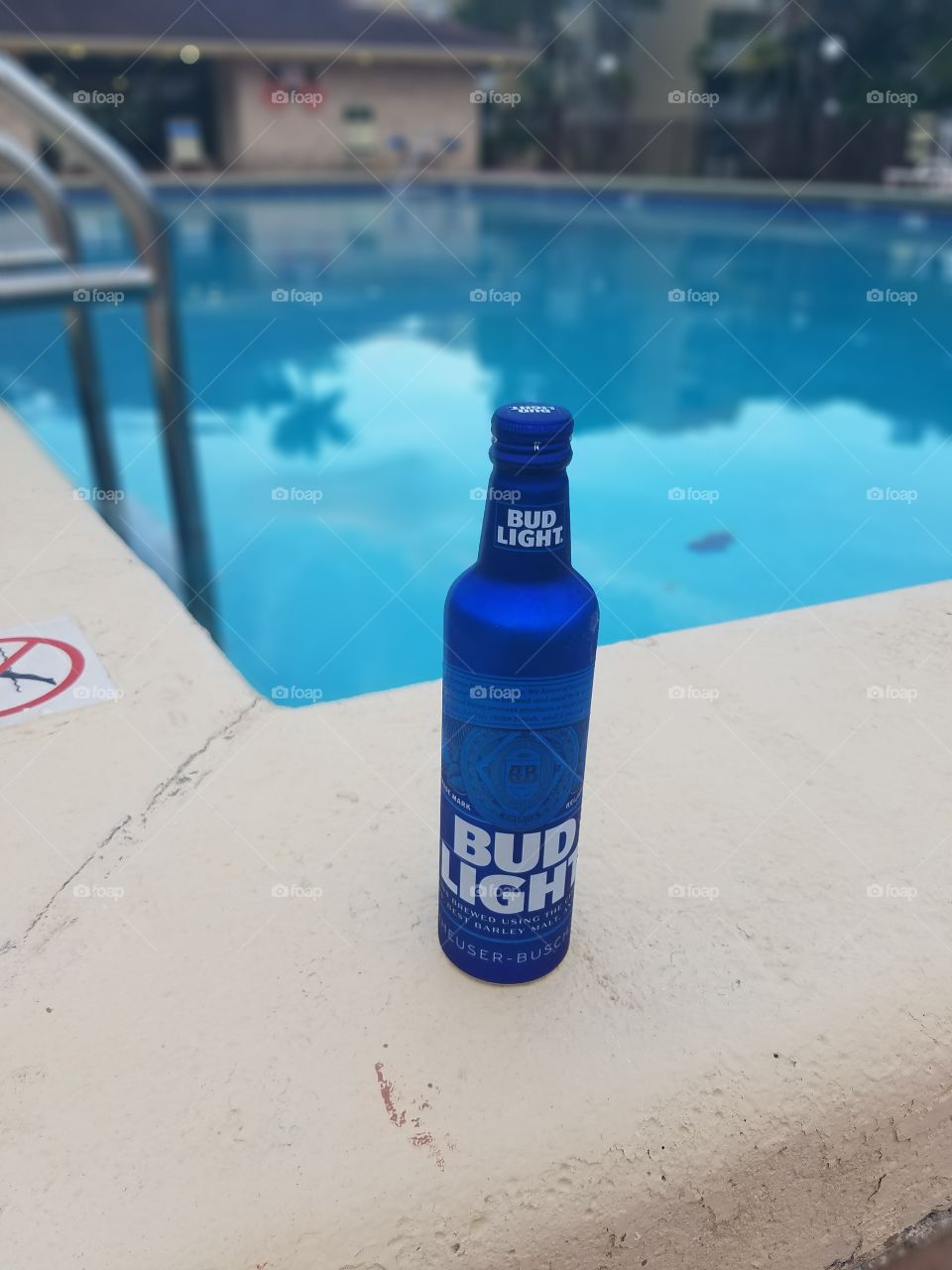 beer by the pool