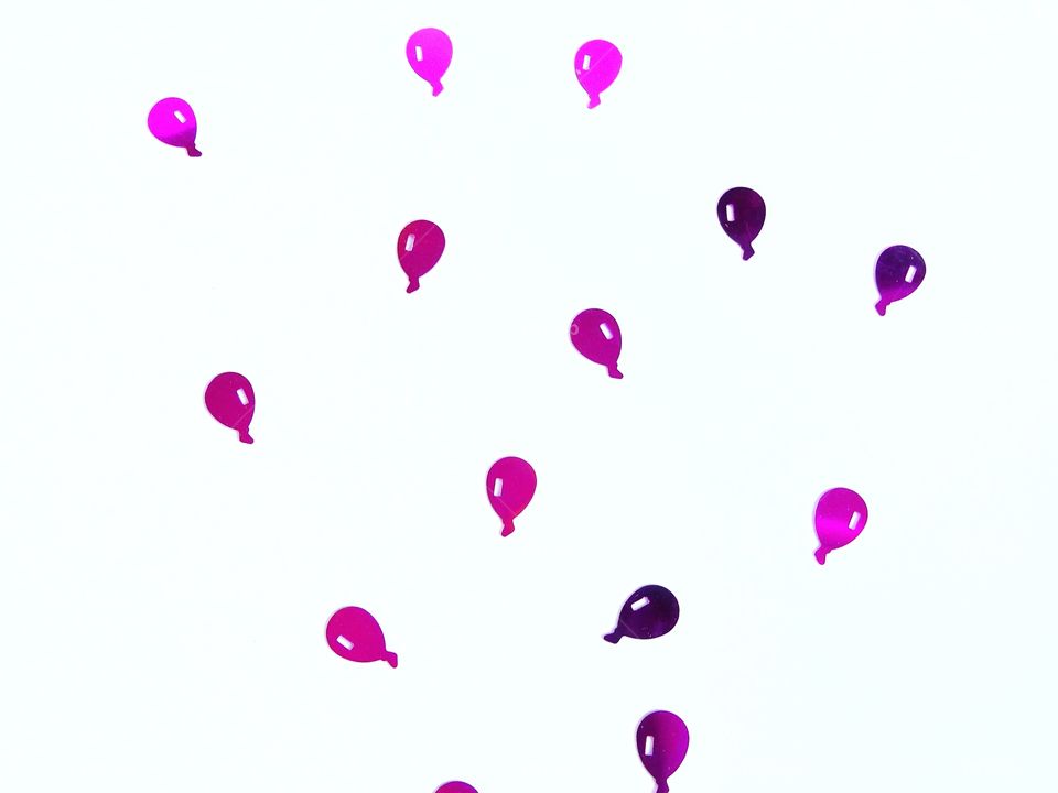 Confetti balloons