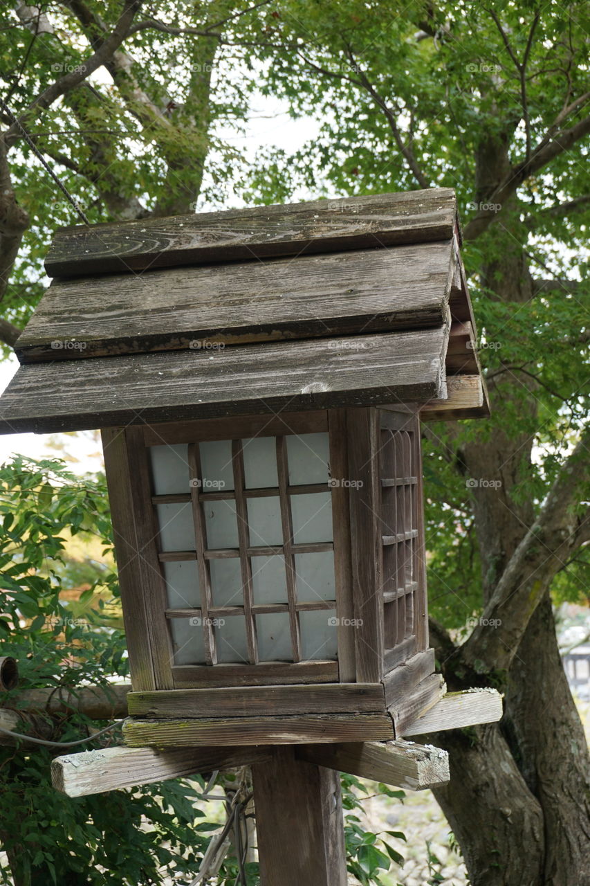 Wooden lantern