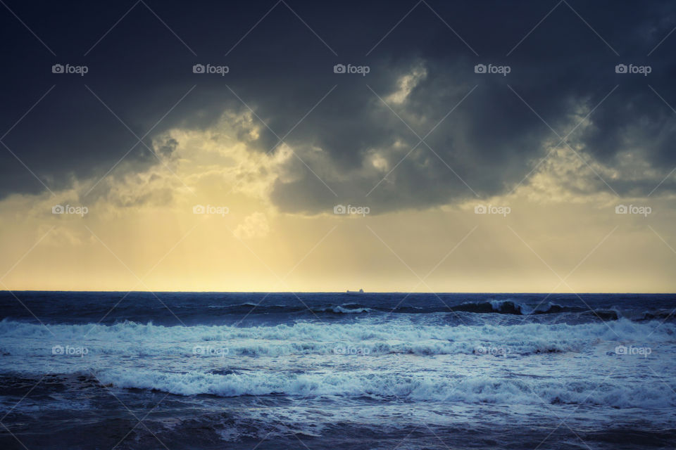 beach ocean sky light by jmiguel