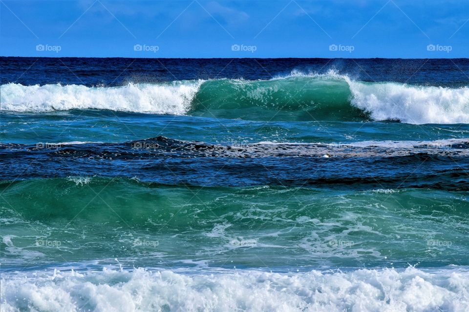 Crashing waves in Destin, FL