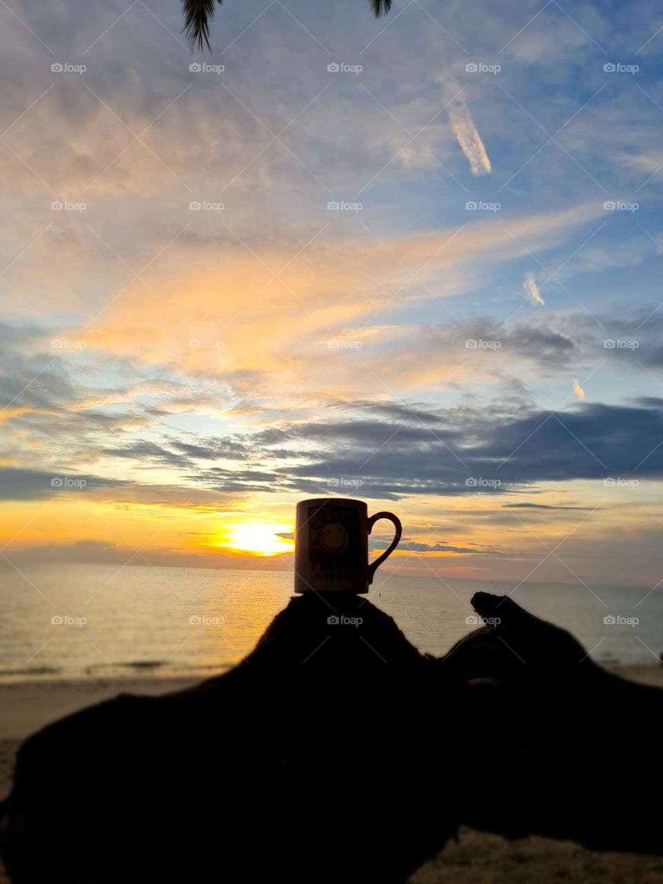 Life is like a cup of coffee, dark and bitter, light and sweet, all depending on the sunset you choose to witness.