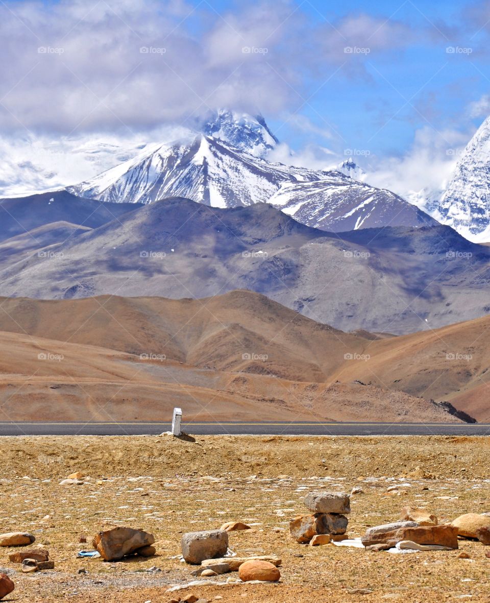 Snow, Mountain, No Person, Travel, Volcano