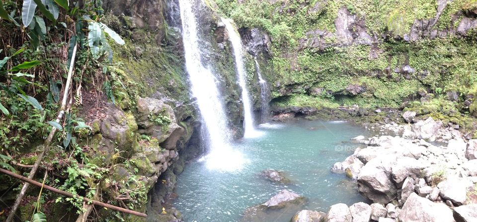 Maui Waterfalls Along the Road to Hana