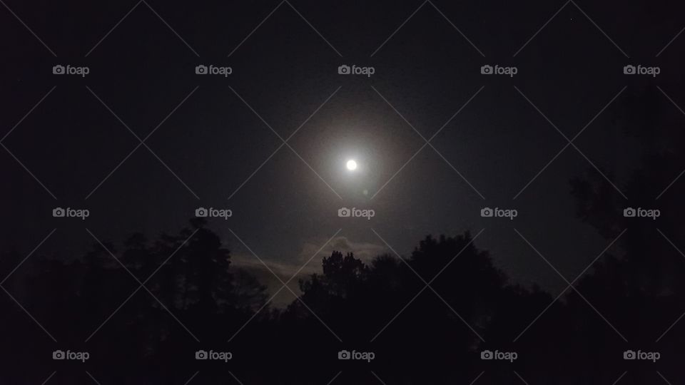 Moon, No Person, Sunset, Astronomy, Sky