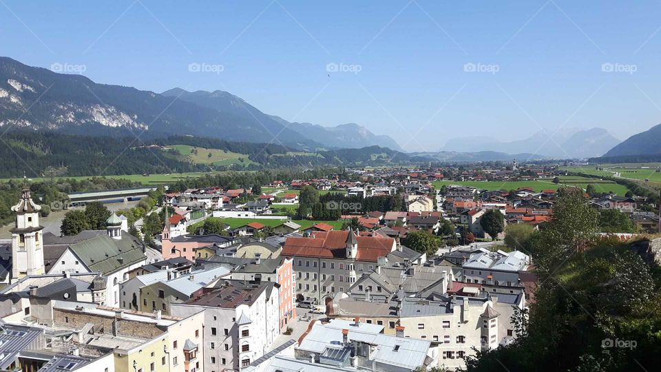 Overlooking Rattenberg in Austria