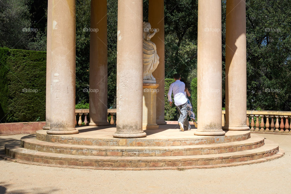 Escena de Mitología Griega en Barcelona