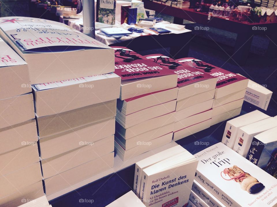 Books. Books in a bookstore