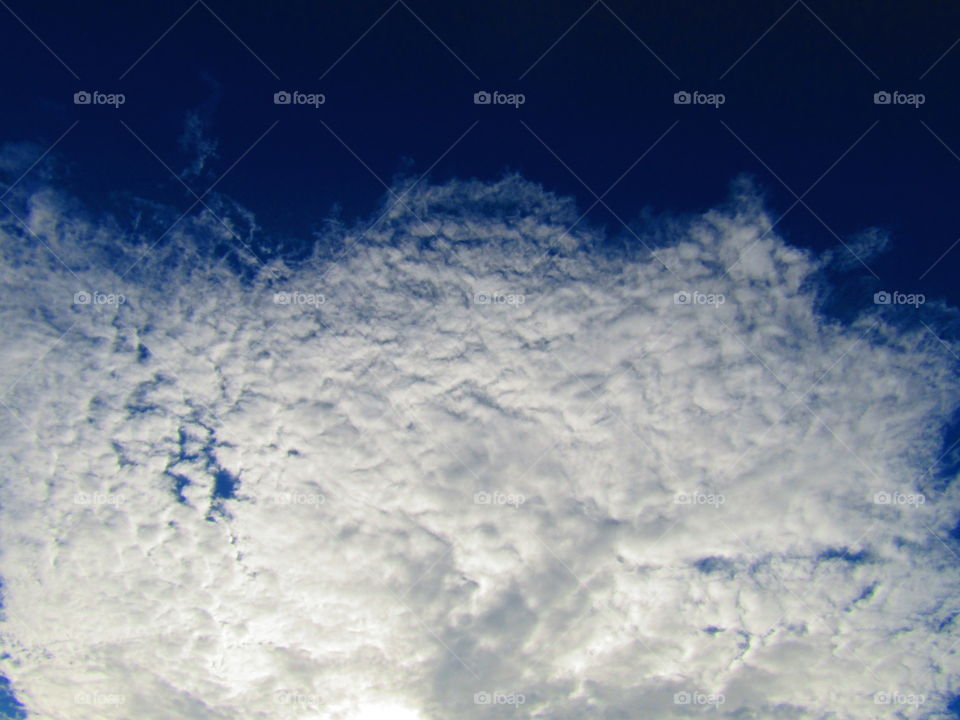 Beautiful sunlight through cloud and sky