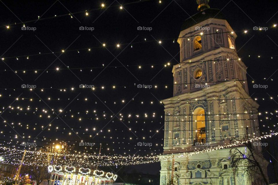 New Year celebration at the city