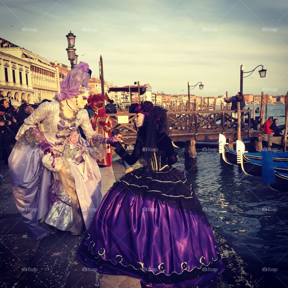 masks at the Venice carnival