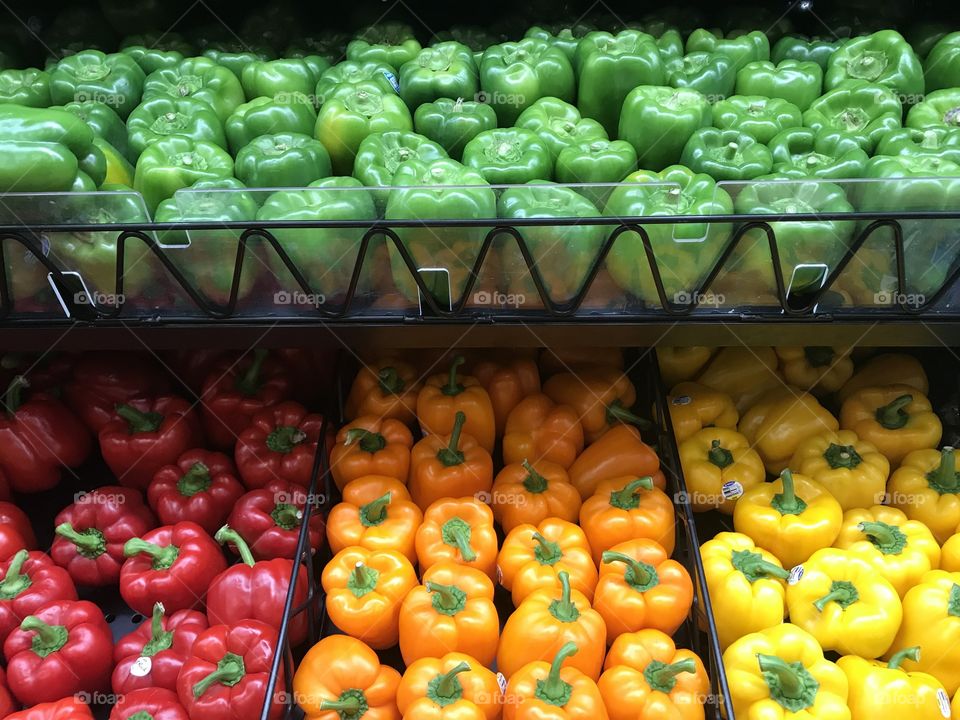 Shapes, squares and rectangles, Bell Peppers