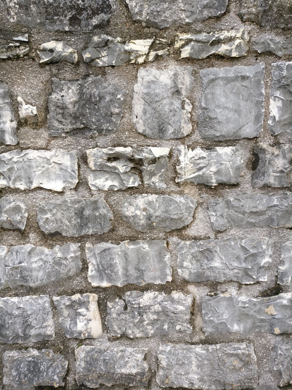 wall with stones