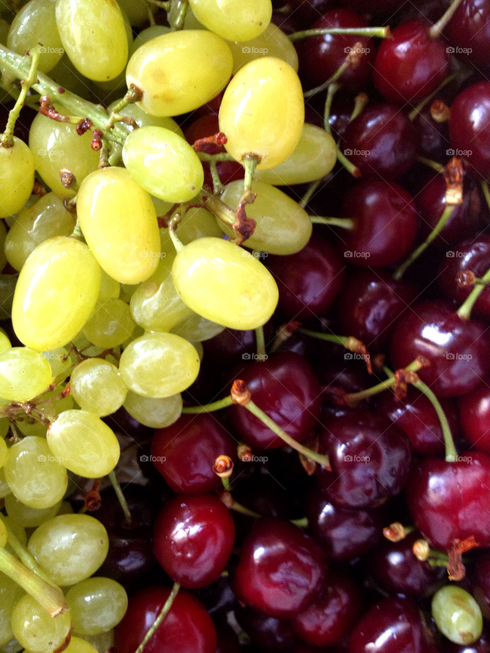 cherries cherry grapes grape by a.bilbaisi