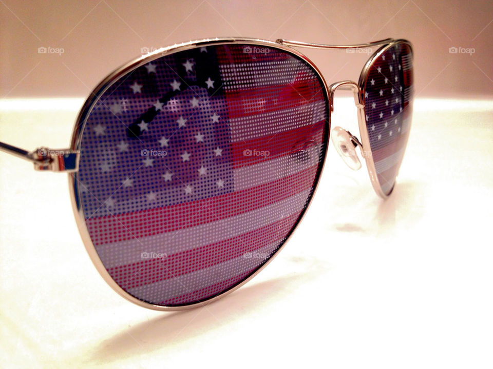 American flag sunglasses