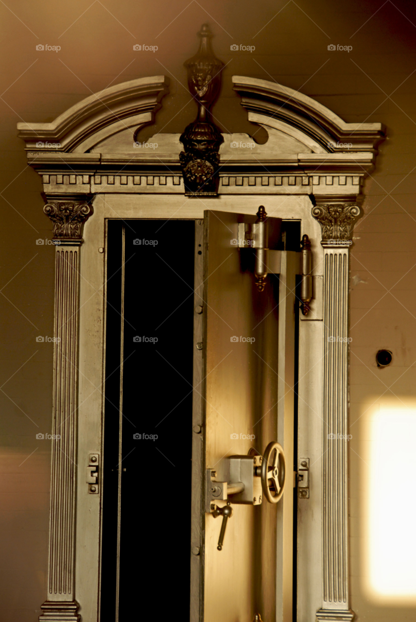 bank antique vault by lightanddrawing