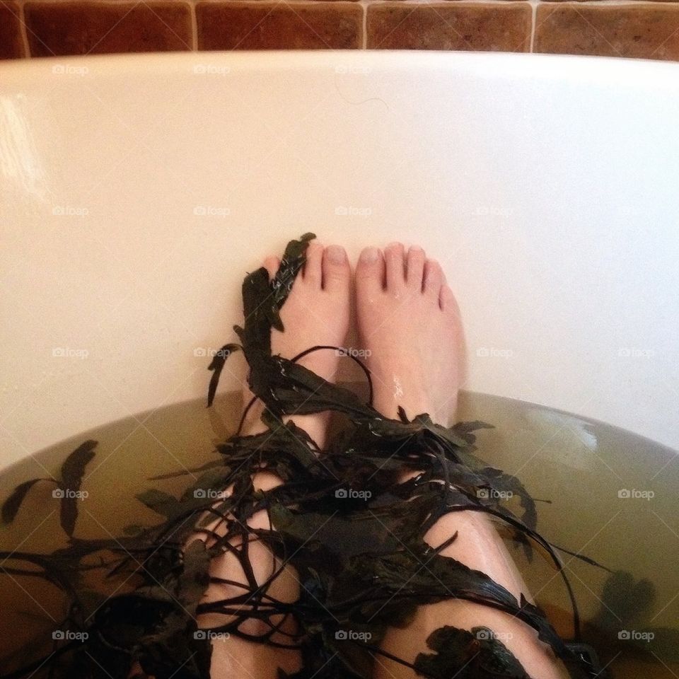 Seaweed bath