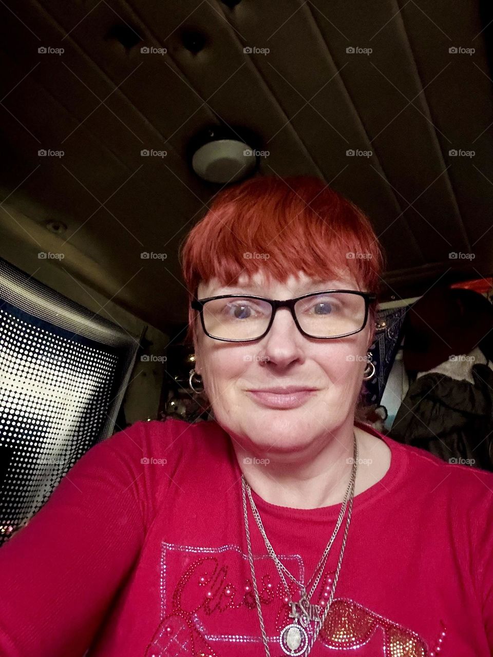 This is me, “Petra Schiller” a.k.a. “Maxine Firefox” aboard “Salvation”, the “28 ft 1969 Luhrs” cabin cruiser at “Newtown Creek” by the “Pulaski Bridge” in LIC that is home to myself and my partner “Timothy Trespas”. 2024. Hypnotic Productions