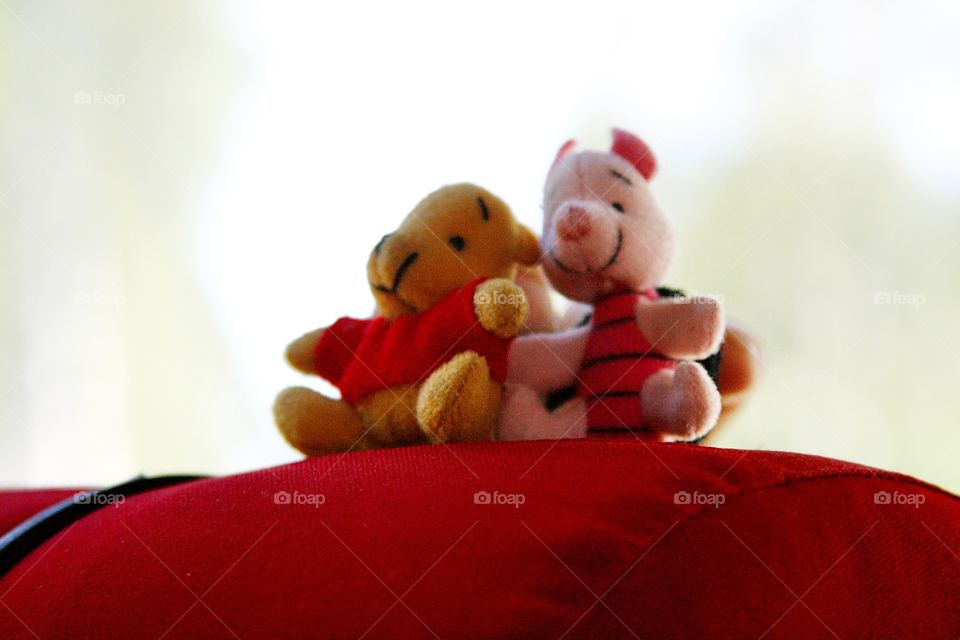 Piglet and Winnie the Pooh