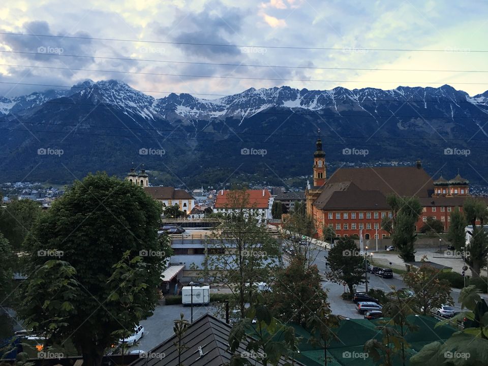 Innsbruck cityscape 