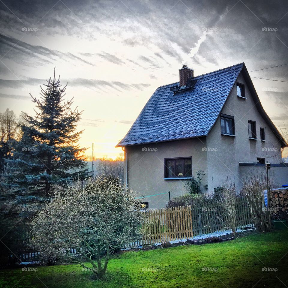 Sunset in Reichenbach 