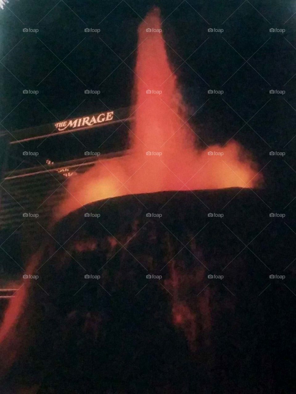 mirage volcano. las Vegas