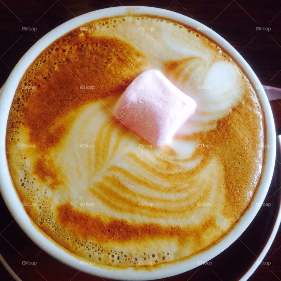 Latte with Marshmallow