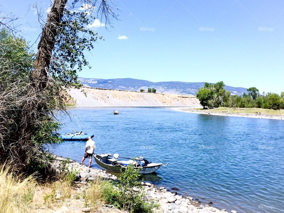 Scenic Yellowstone River 