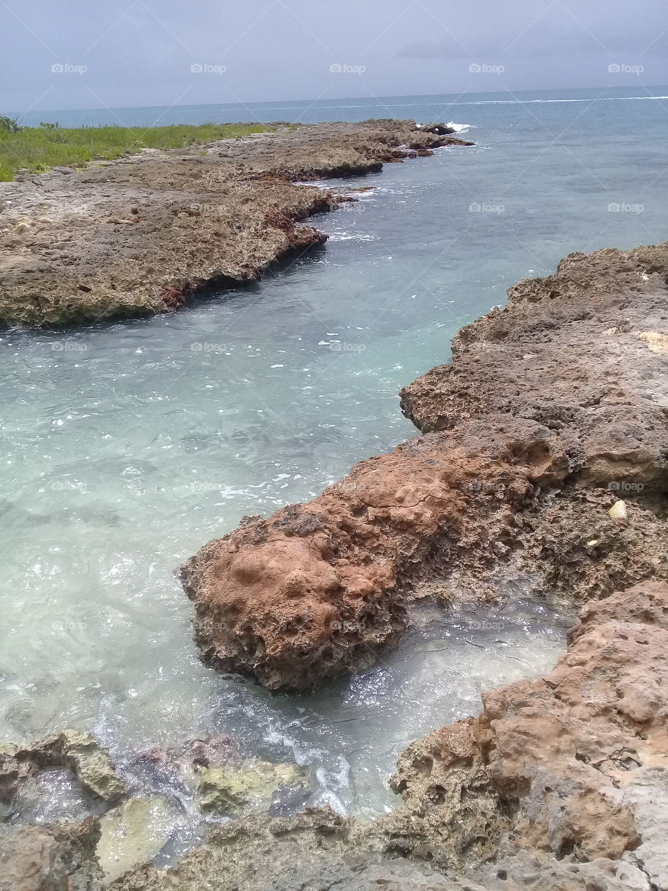 agua transparante mar caribe RD