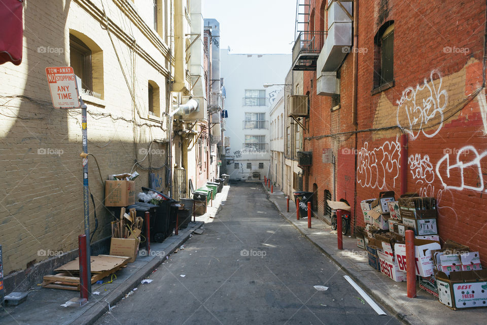 Alley way in China town 