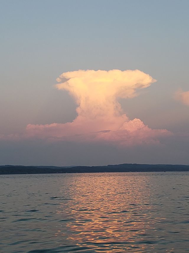 Sunset over Torch Lake