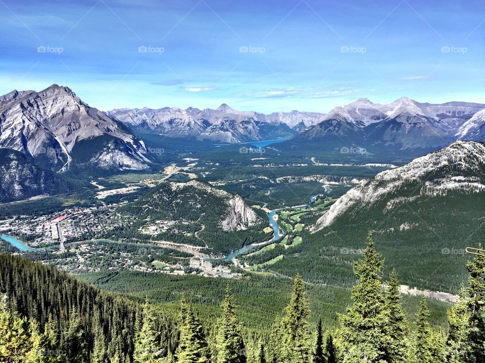 View from Sulphur Mountain