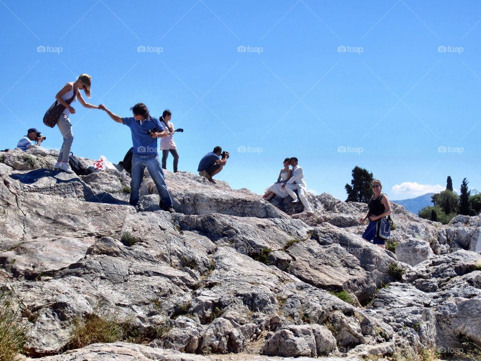 Climbing the Acropolis