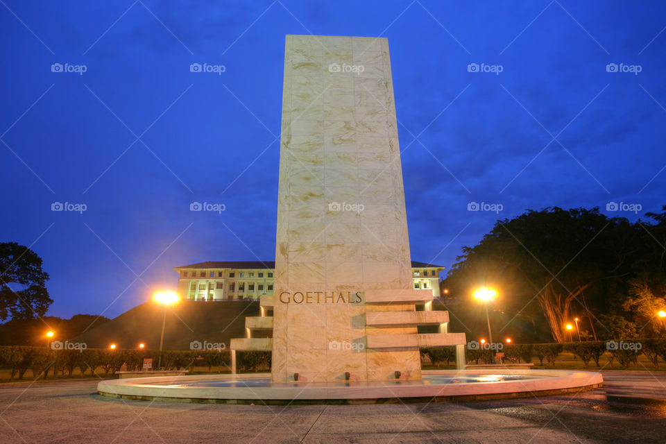 goethals memorial in panama. george washington goethals (29 june 1858