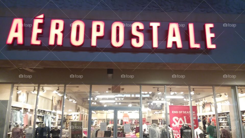 AeroPostale Business Signs
