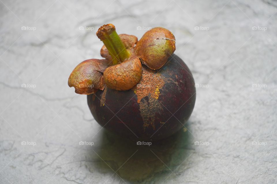 A mangosteen