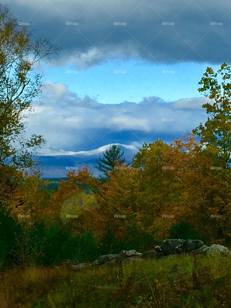 Autumn in Lovell Maine 