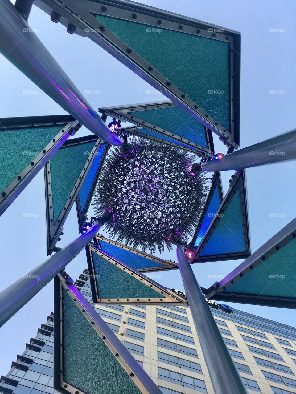 Abstract sculpture in Orlando Florida 