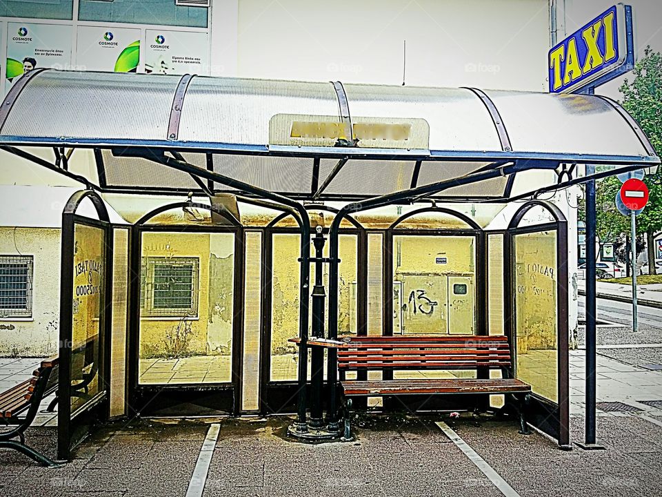 taxi station