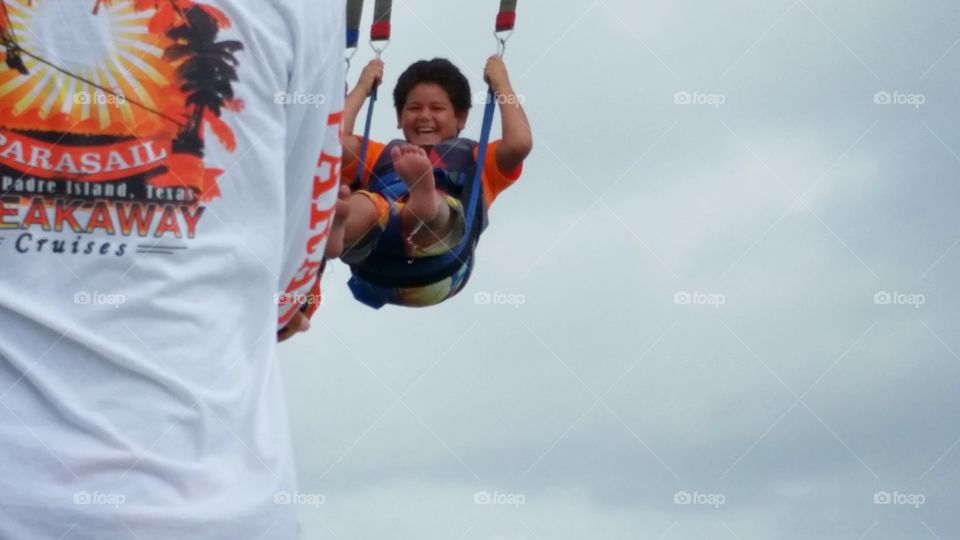 Fun in parachute 