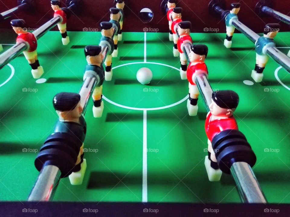 Staying in shape with table football