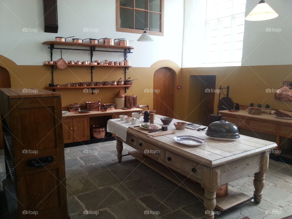 Kitchen at Welsh museum
