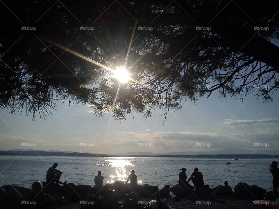 meditation by the water