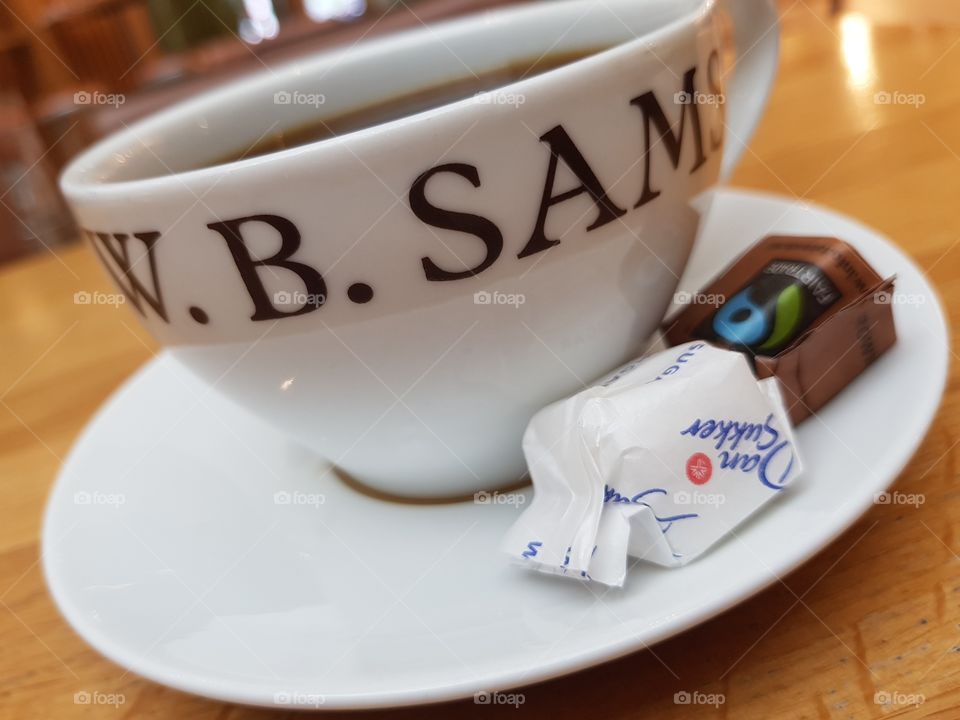 W.B. Samson coffee and sugar
