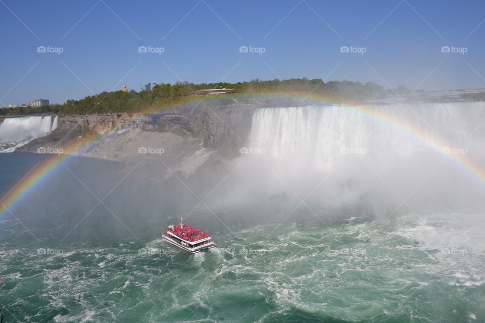 rainbow at Niagara