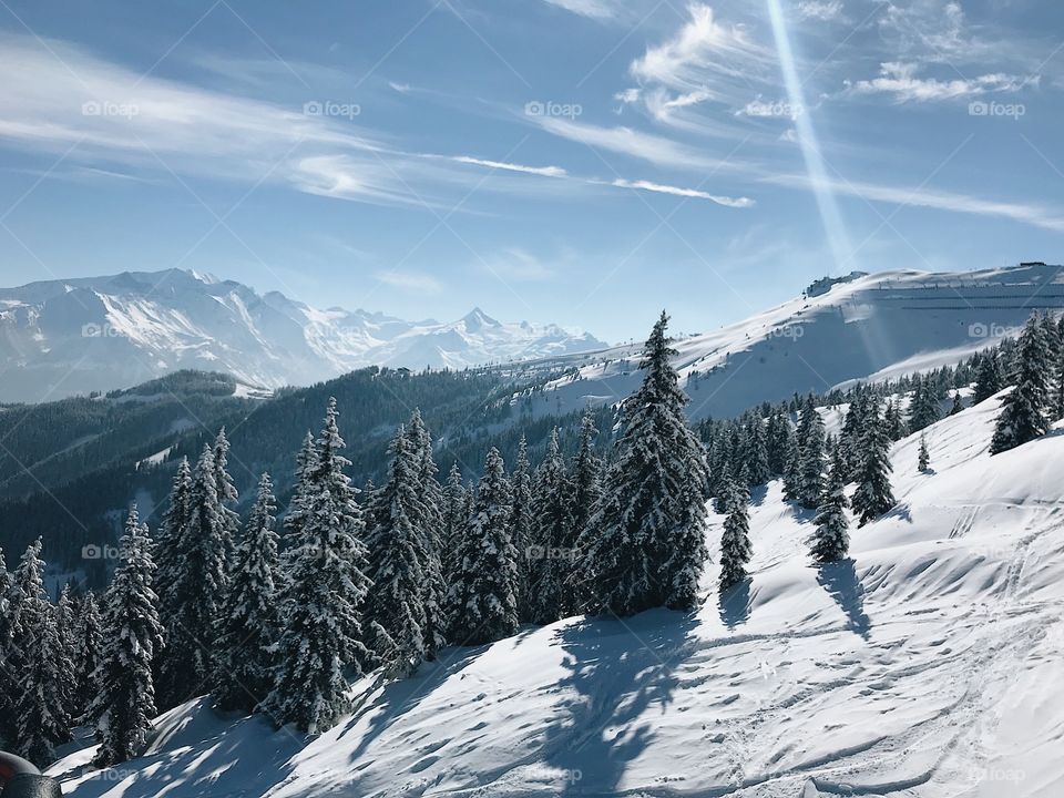 Morning in Alps 